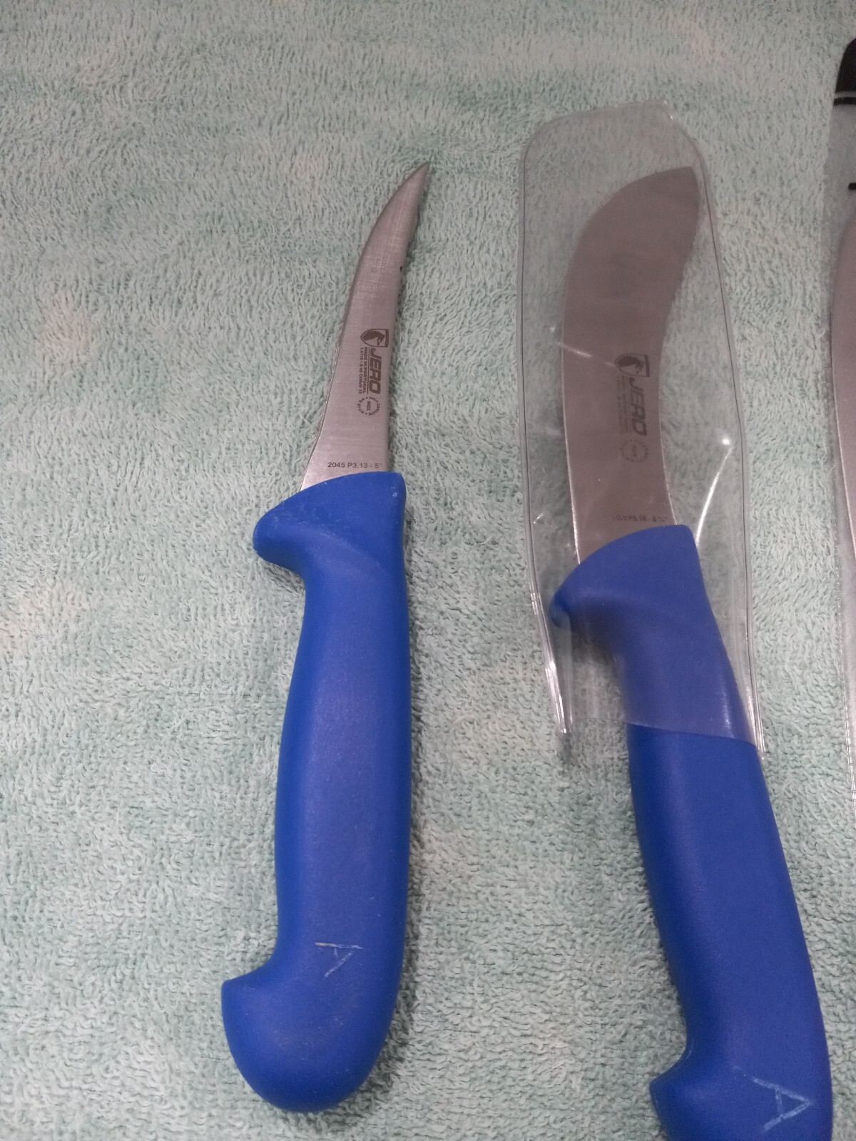JERO Kitchen Knife lot mixed lot blue red lot of 4 read description