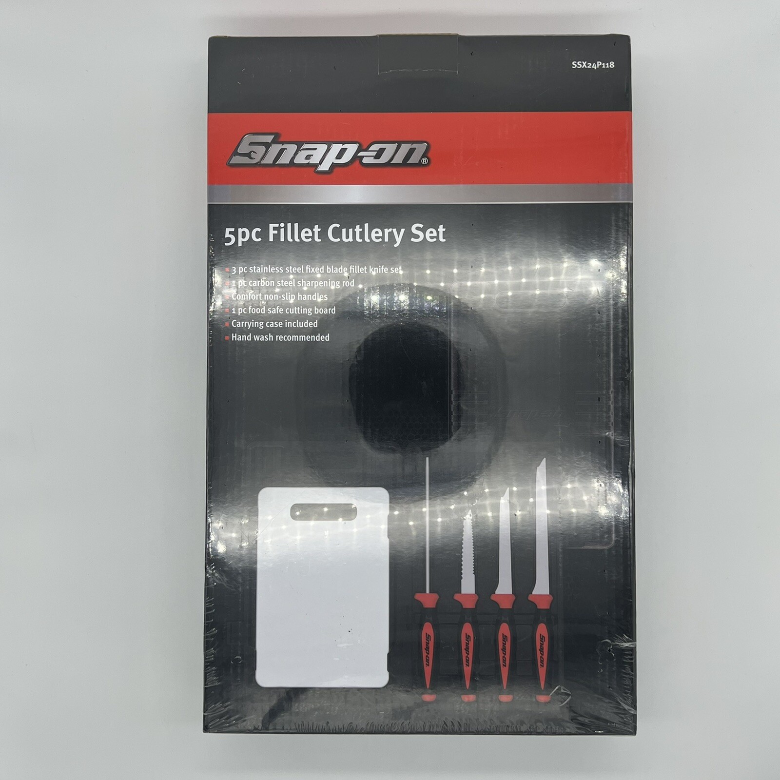 Snap On Tools 5-PC Fillet Cutlery Fishing Set SSX24P118 – Brand New Sealed