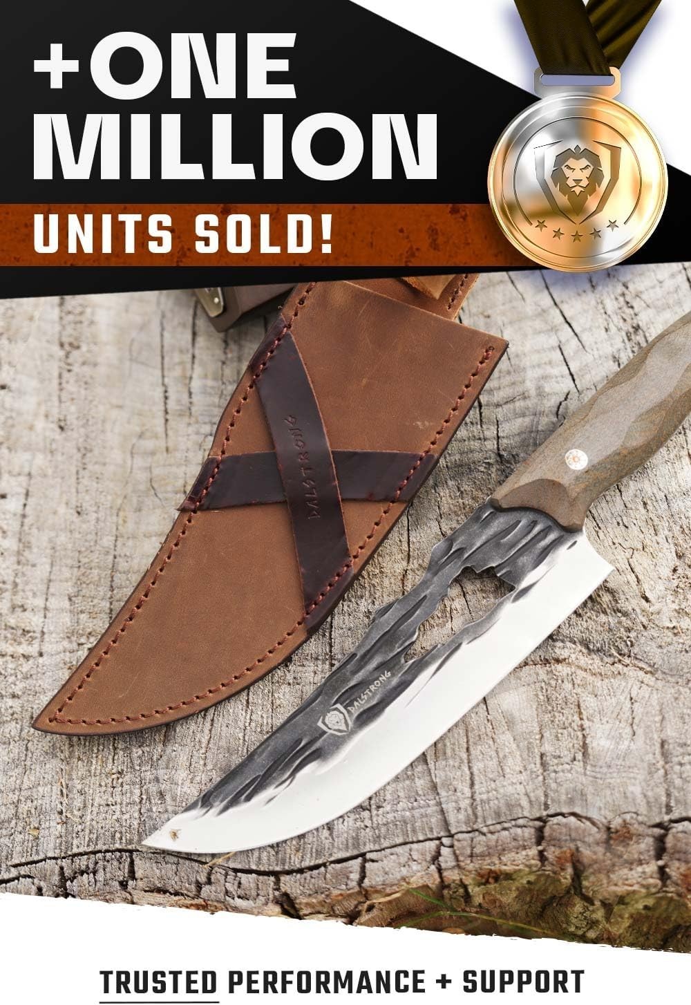 Chef Knife – 8 inch – Barbarian Series – Swedish 14C28N High Carbon Stainles…