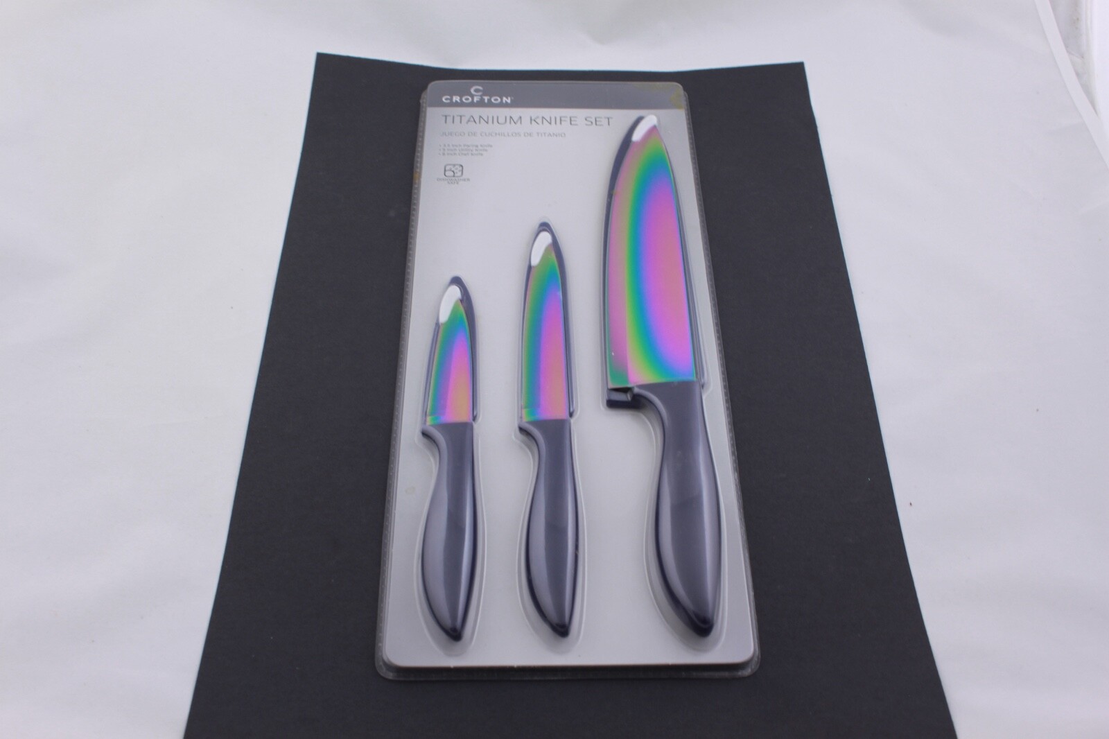 CROFTON TITANIUM KNIFE 3 PC SET – NEW