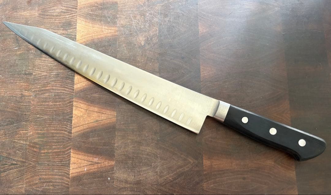 Misono Molybdenum Stainless Salmon Kiritsuke Gyuto Japanese Knife 285mm Dimpled