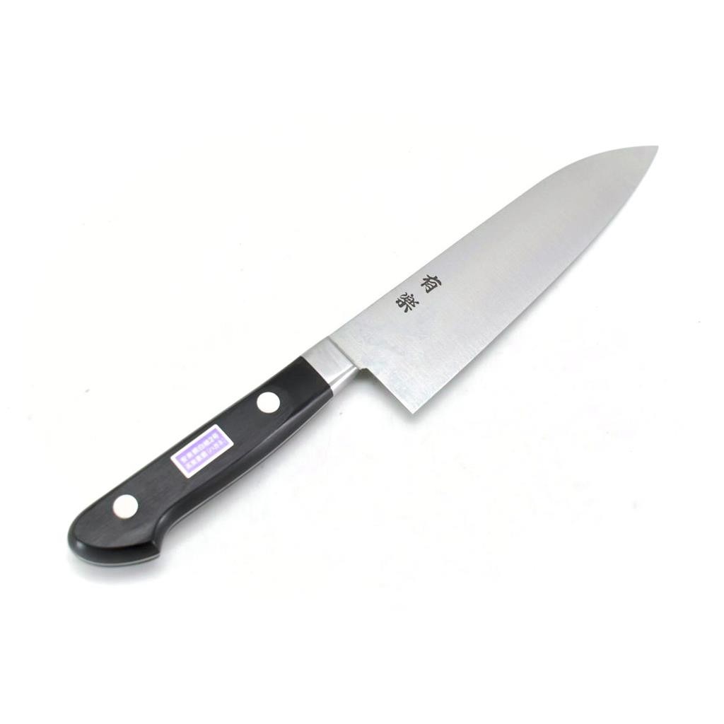 YUURAKU/Yasuki White Steel #2,Sakai-made Chef’s Santoku 170 mm/6.7″
