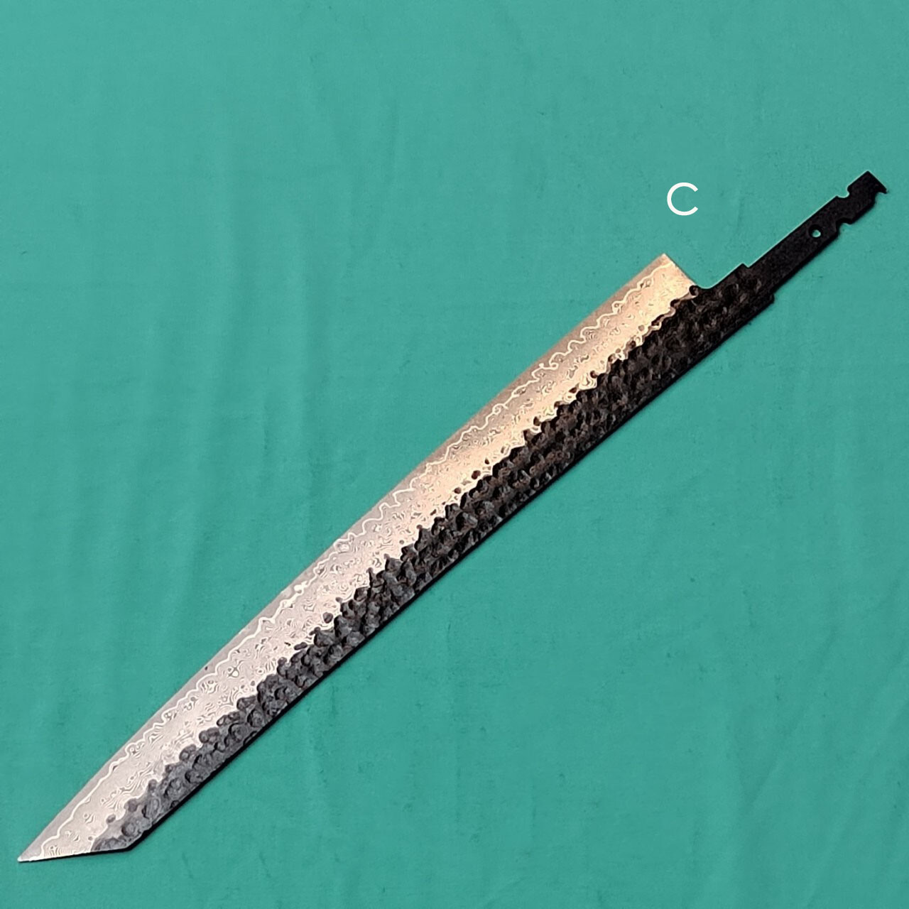 Forging Damascus Japanese Style Blank Blade Kitchen Chef Making Knife