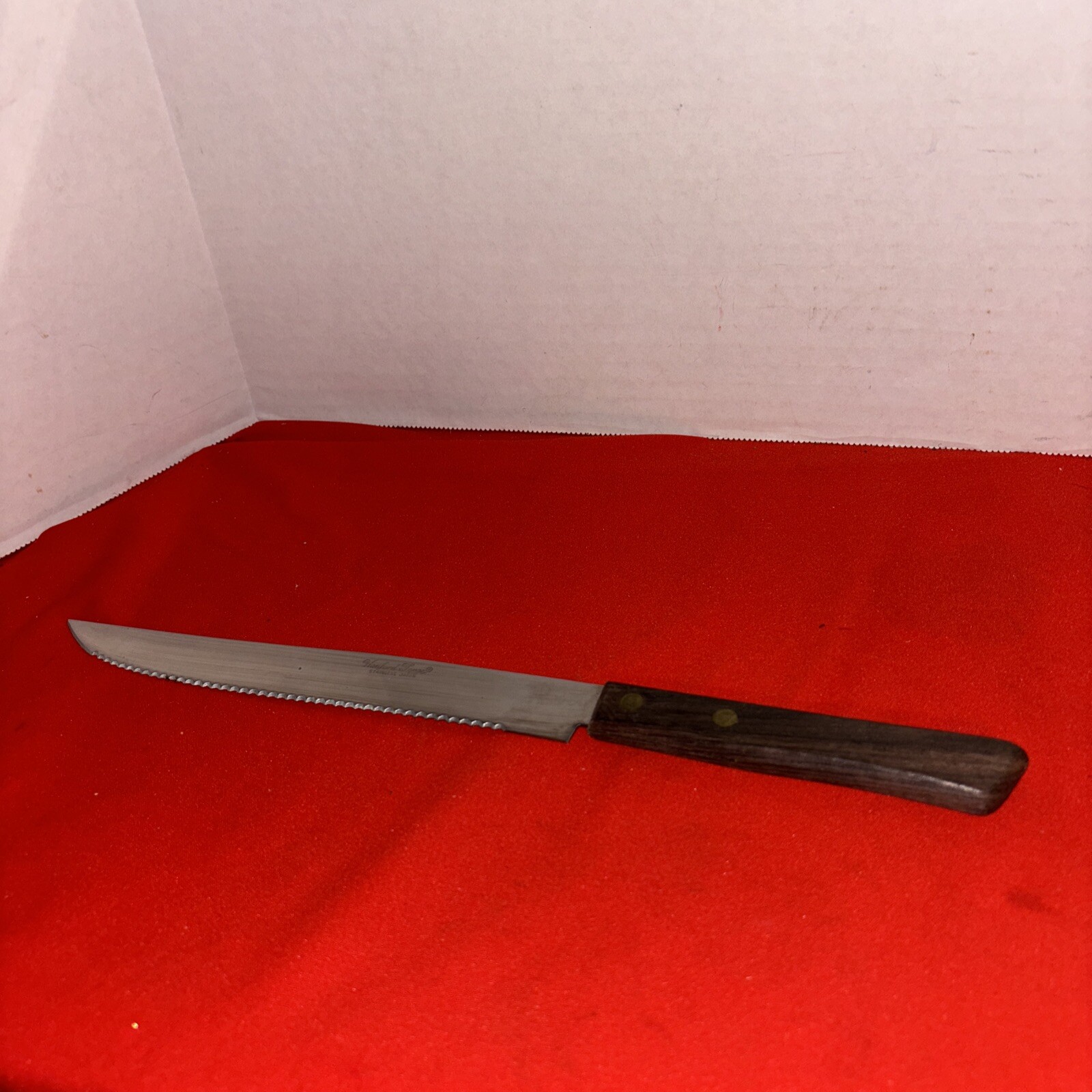HANFORD FORGE Serrated Carving & Slicing Knife-13” Long Estate Find