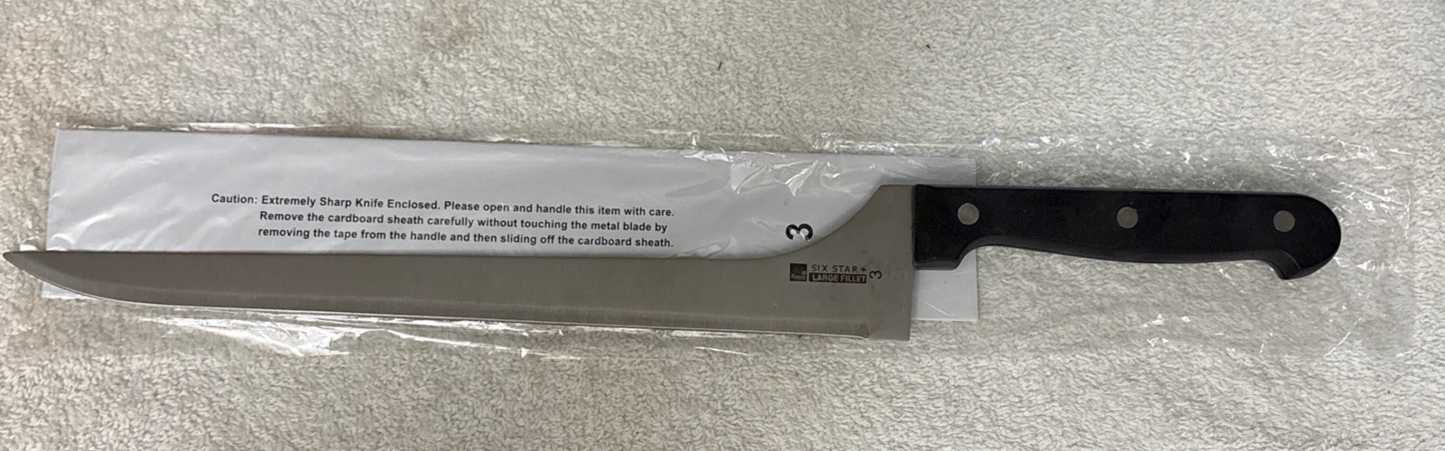 Ronco Showtime Six Star + Large Filet Knife