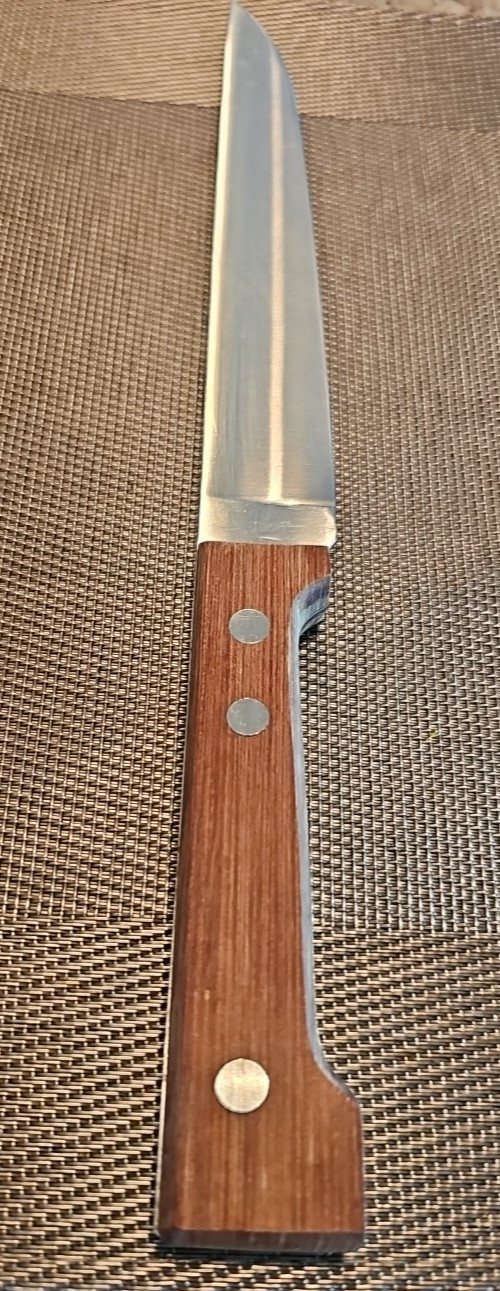 Dansk Slicer Knife 13 1/2″ – 8 1/2″ Blade – Teak Handle Mid Century Modern Japan