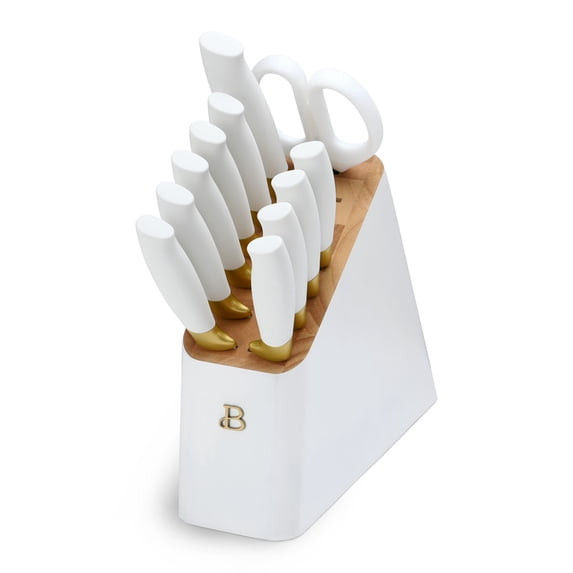 12 Piece Knife Block Set with Soft-Grip Ergonomic Handles, W128