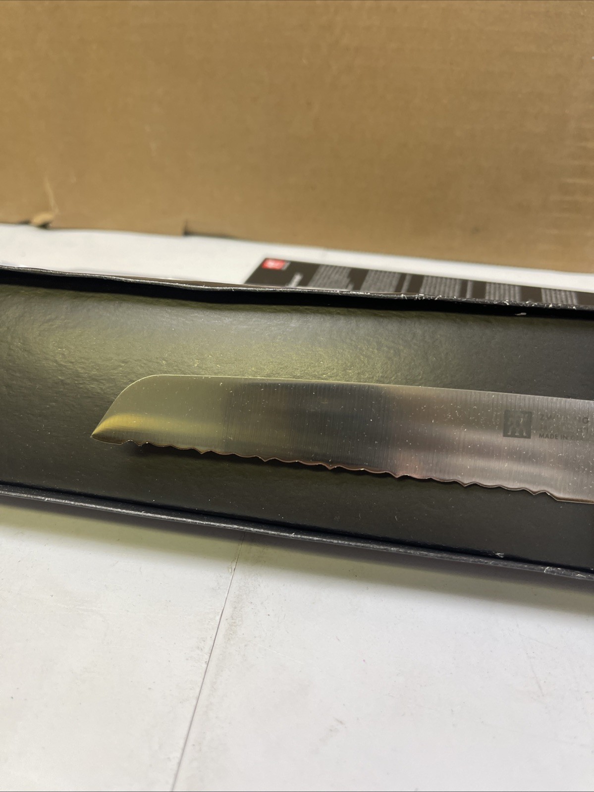 Zwilling GOURMET 5″ UTILITY Knife, Made in Germany, Serrated Blade, 36110-130