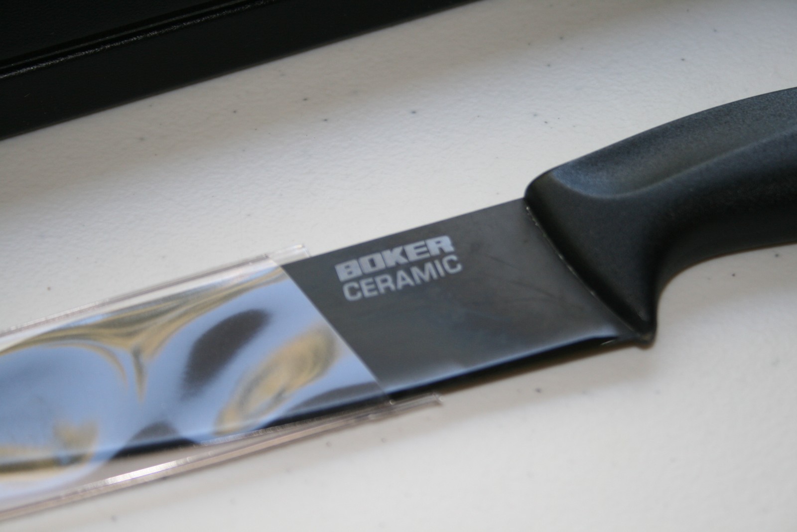 Boker Ceramic Chef’s Knife 5.5″ Black Blade, Delrin Handle – BOC1S