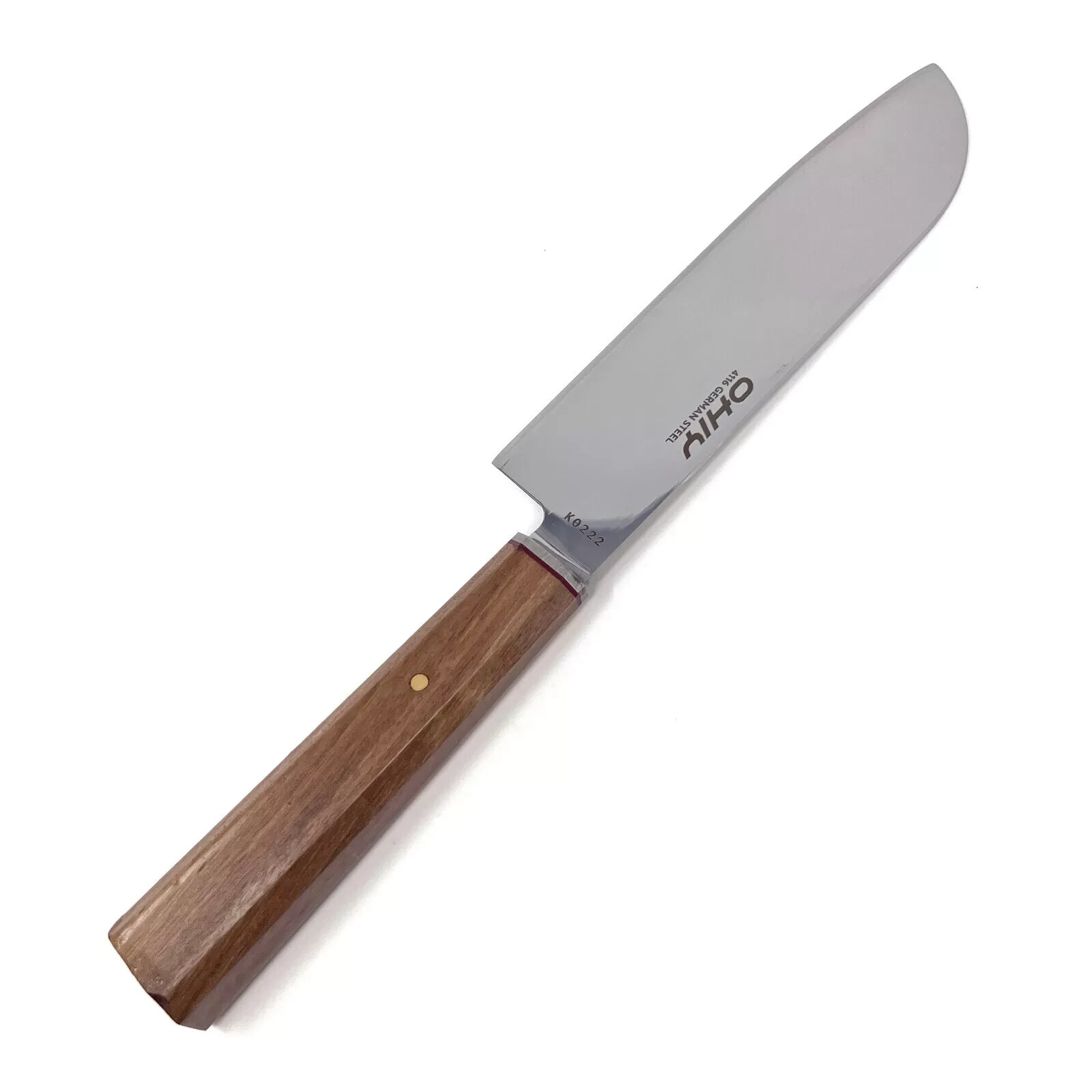 OHIY Kitchen Knives Santoku Knife w Ultra Thin Lightweight 7in Razor Sharp Blade