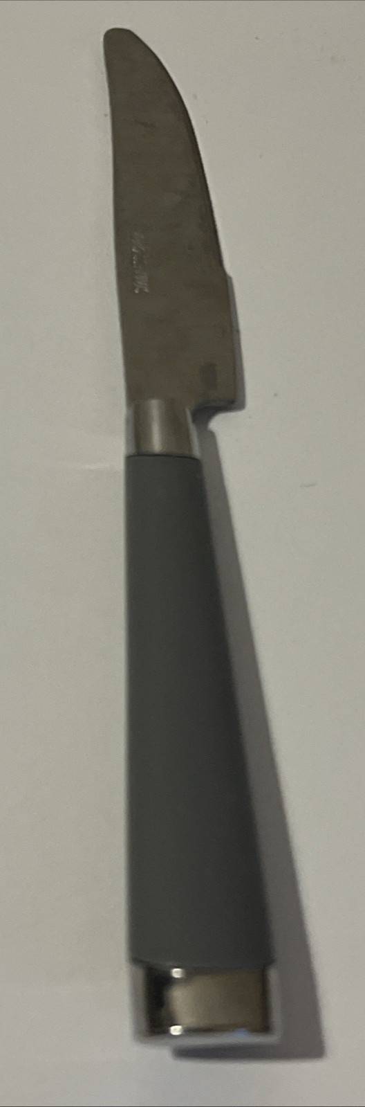 Kitchen Utility Knife Gray Matte Stainless Steel 1 Piece