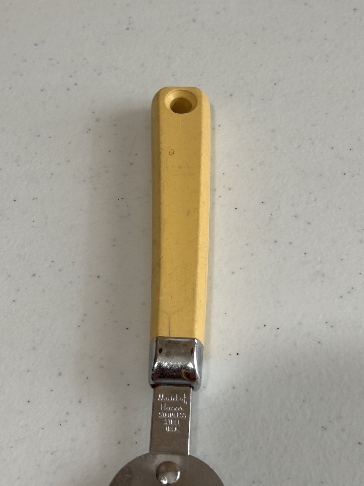 Vintage Maid of Honor Frosting Spatula Cake Icing Frosting Yellow Handle USA