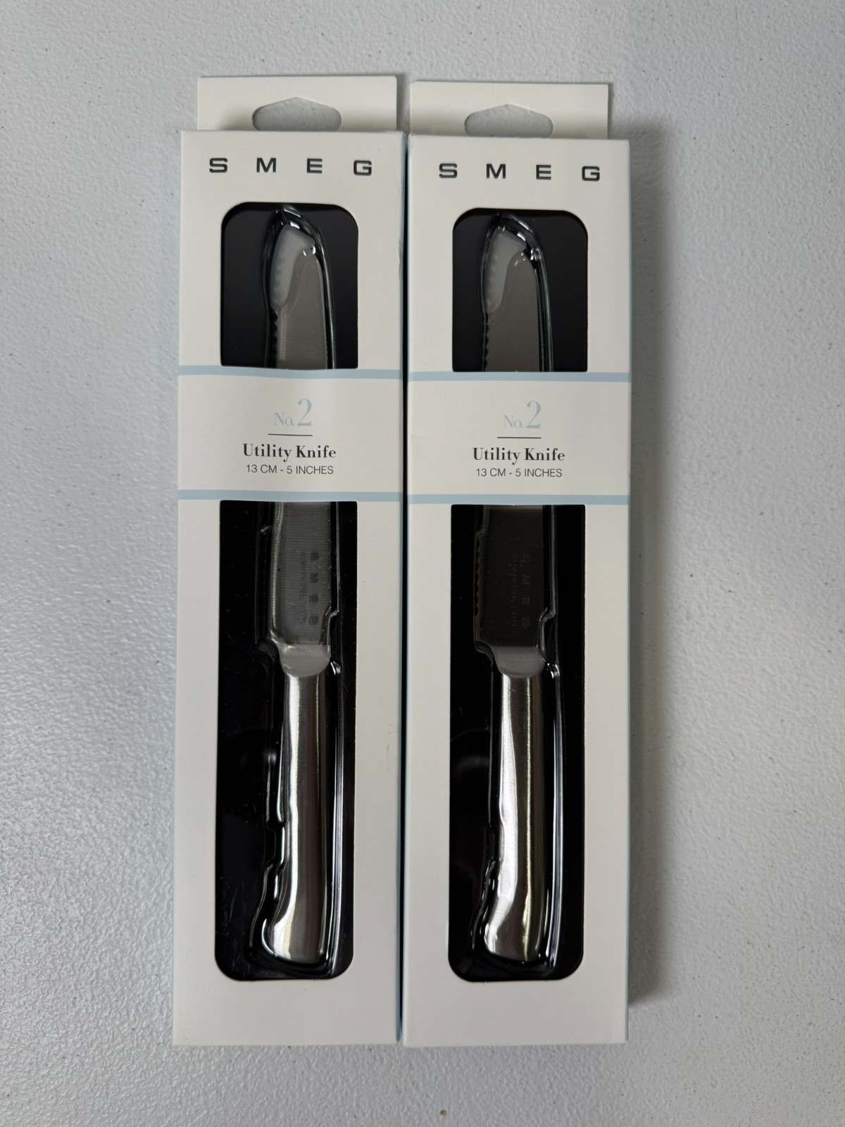 SMEG No.2 Utility Knife 13cm – 5inches Set of 2