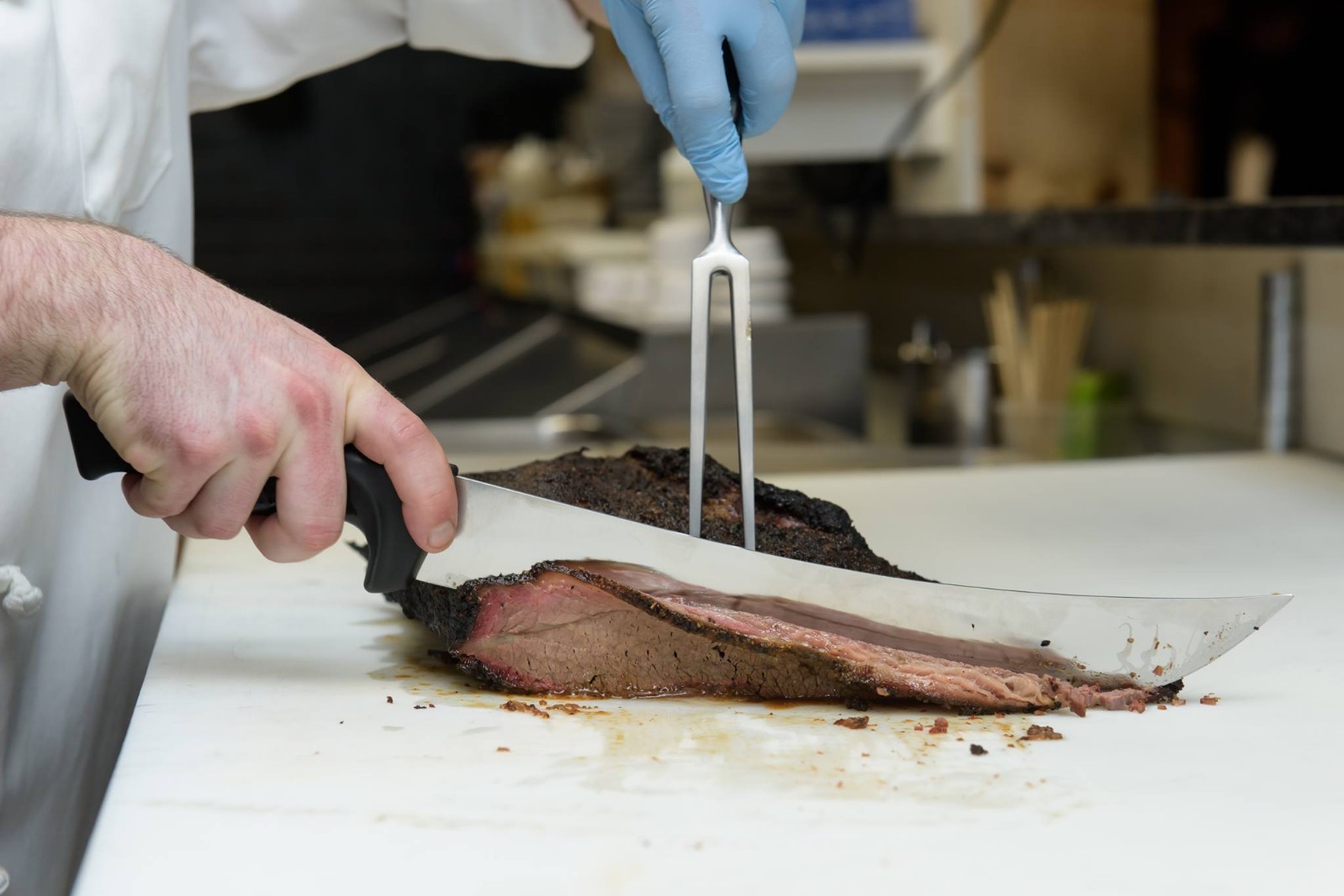 Ergo Chef 12-Inch Curved Cimeter Knife Non-slip handle Black PRODIGY SERIES