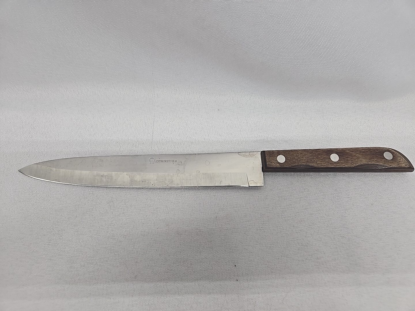 Vintage Westminster Chef Knife Lot Of 3 Knifes Serated Stainless Japan