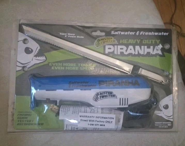 Mister Twister MT-1208 Electric Piranha Fillet Knife Saltwater Heavy Duty Corded