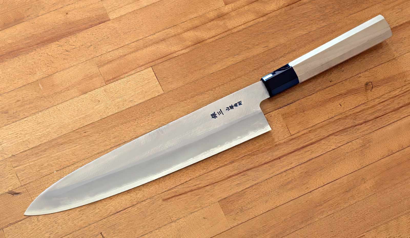Japanese Sakai Yasuki Hagane Ginsan Inox Honyaki Wa-Gyuto Yamatsuka Chef’s knife