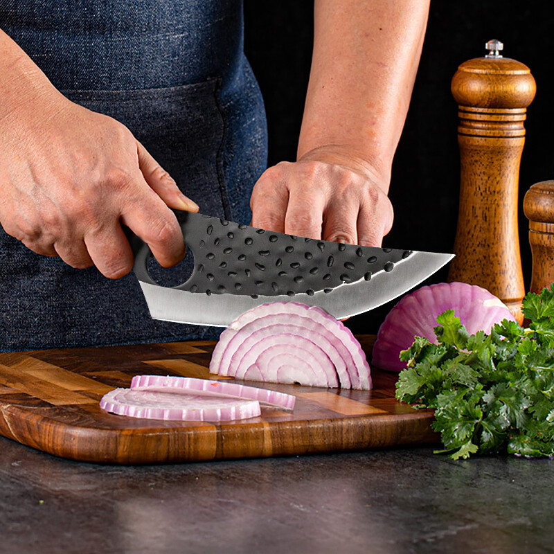 Sharp Viking Japan Butcher Knife Kitchen Meat Cleaver Outdoor Survival Camping