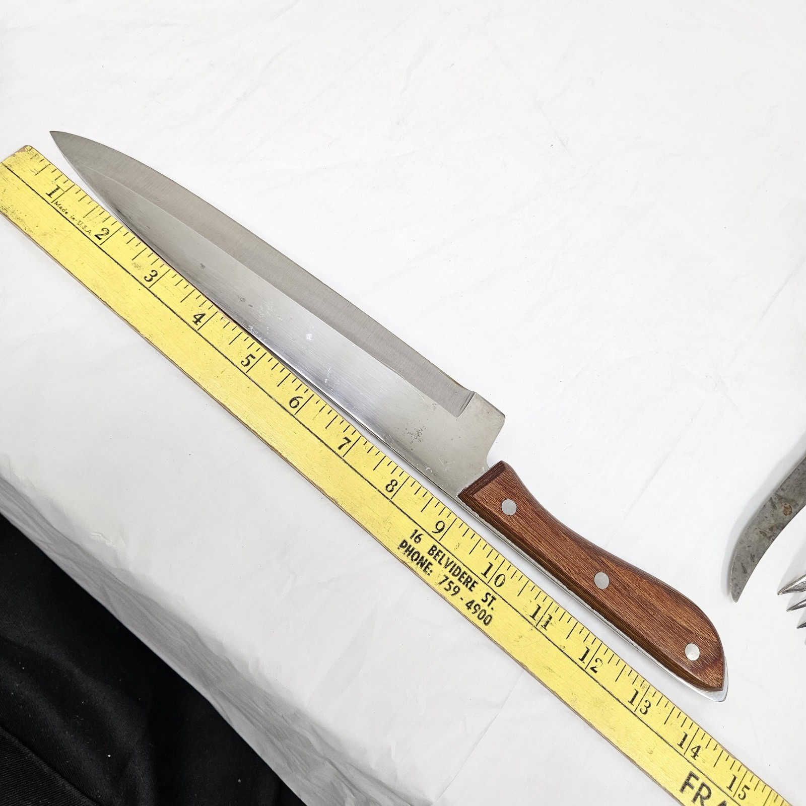 Regent Swords Slicing Knife Lightning Edge Stainless 9″ Blade Japan Wood Handle