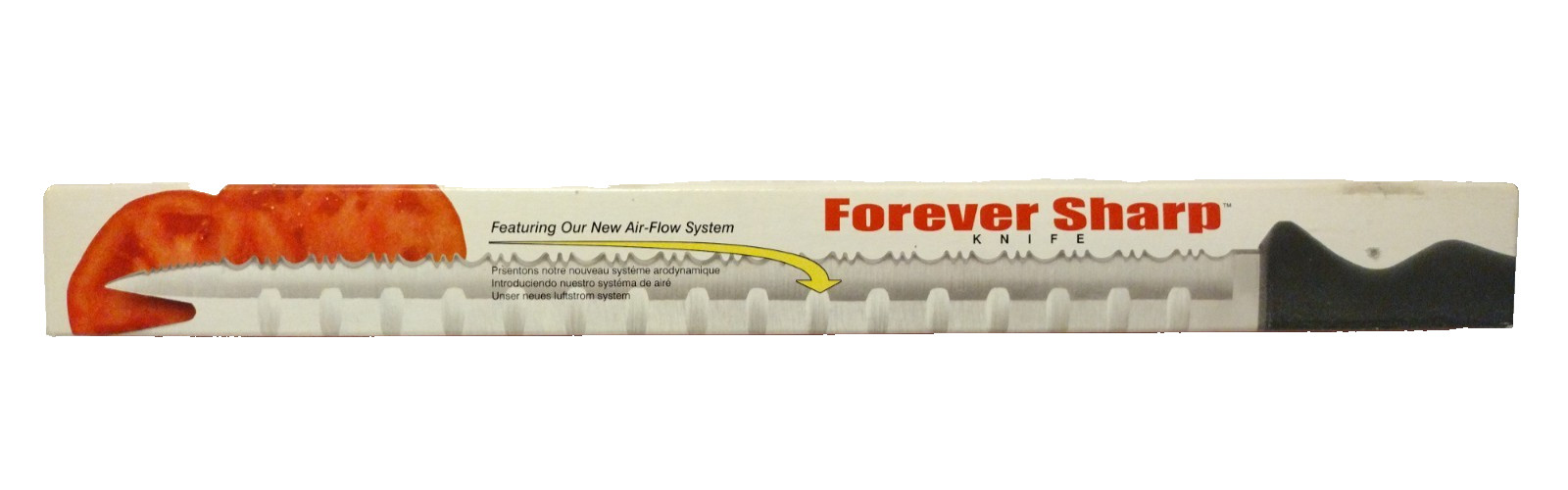 New Forever Sharp Knife Surgical Stainless Steel 8″ Serrated Blade AB
