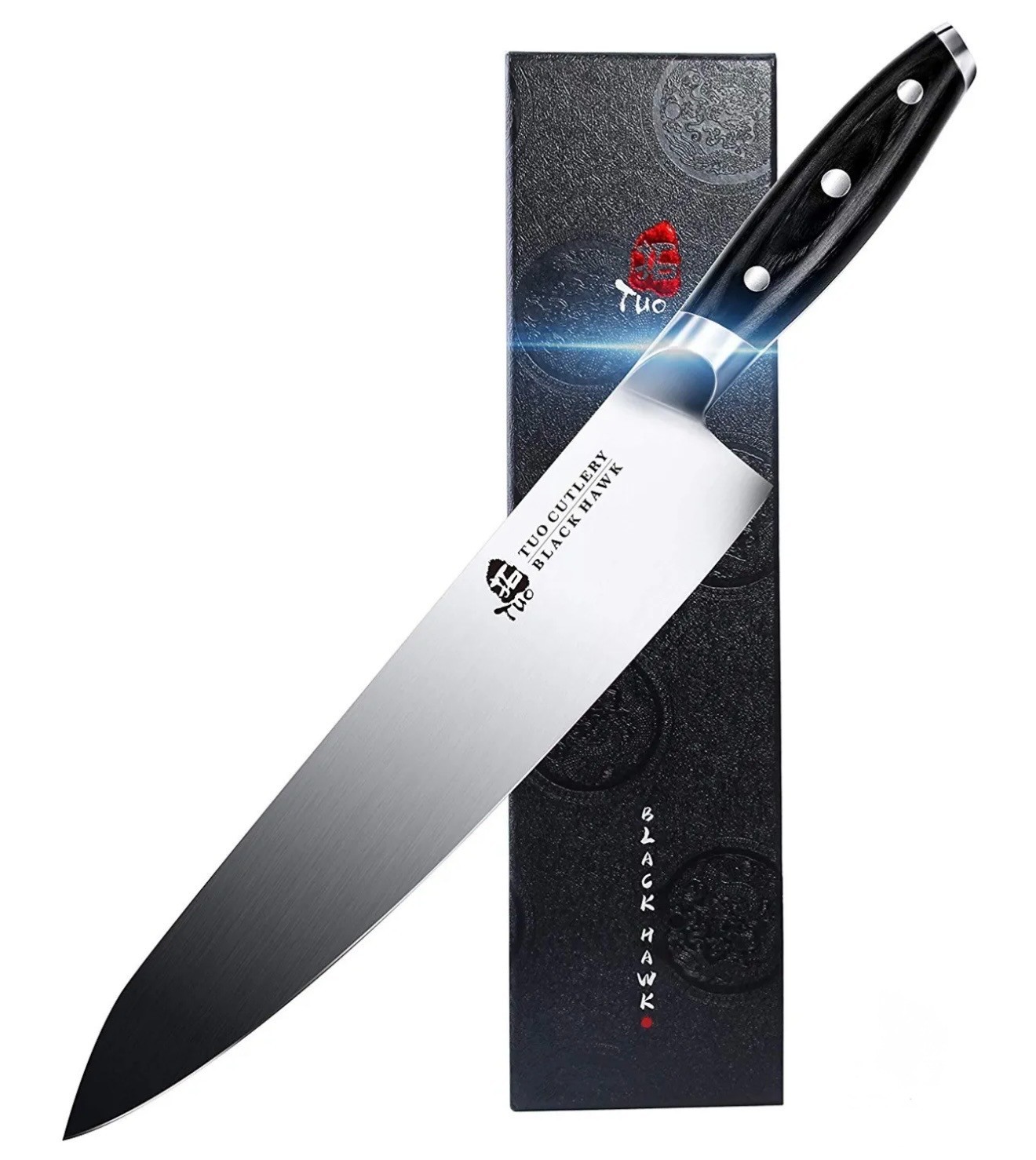TUO Cutlery – TCT1204 Chef 10″-Professional Cooking Knife – German HC Steel