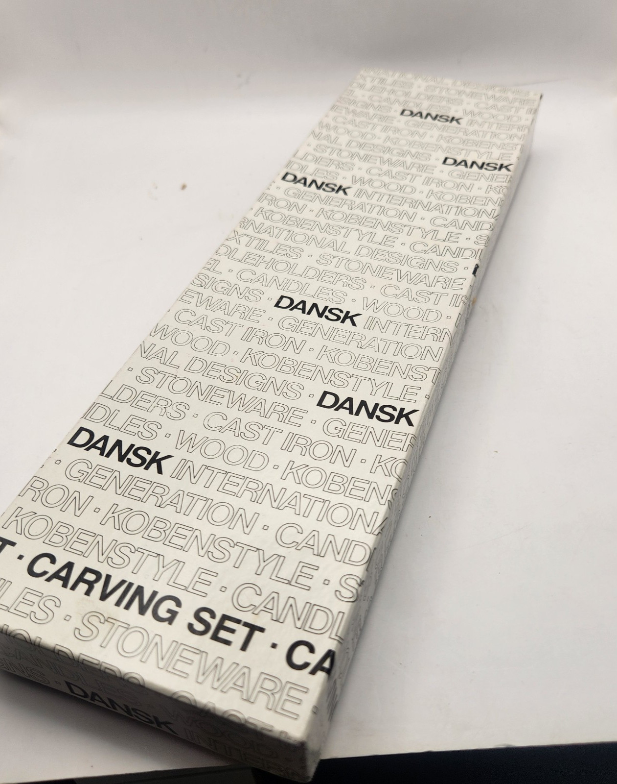 Vintage Dansk Teak & Stainless Carving Set Gunnar Cyren MCM w/ Original Box