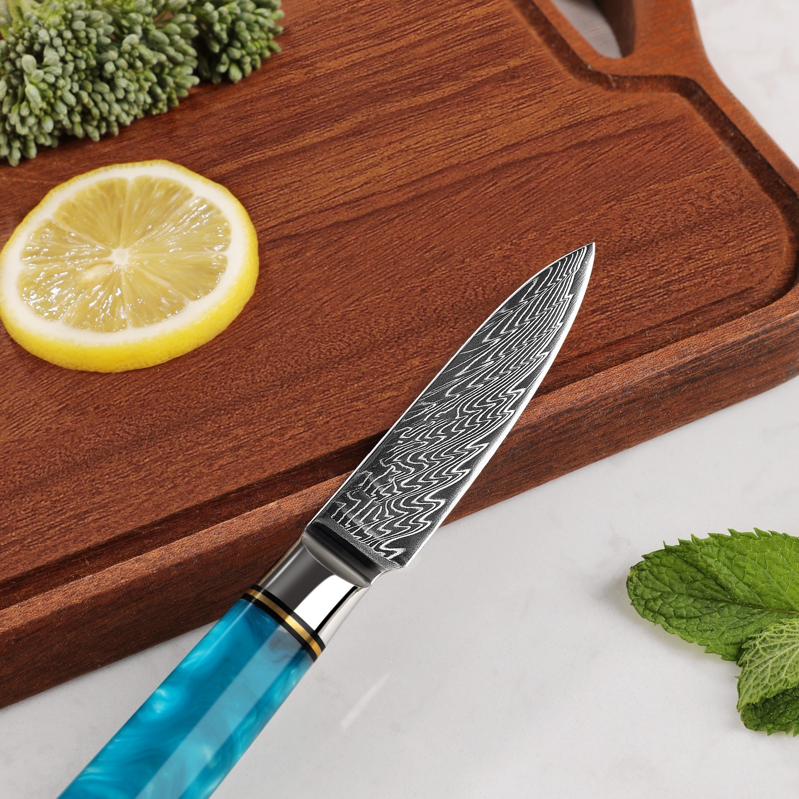 Executive 3.5″ Damascus Paring Knife – VG10 Super Steel Professional Knife