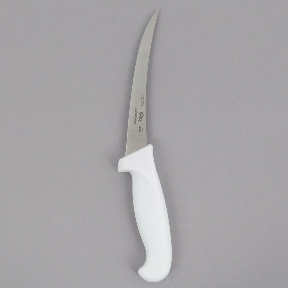 Choice White stainless Steel Boning or Fillet knives, NSF Listed (select style)