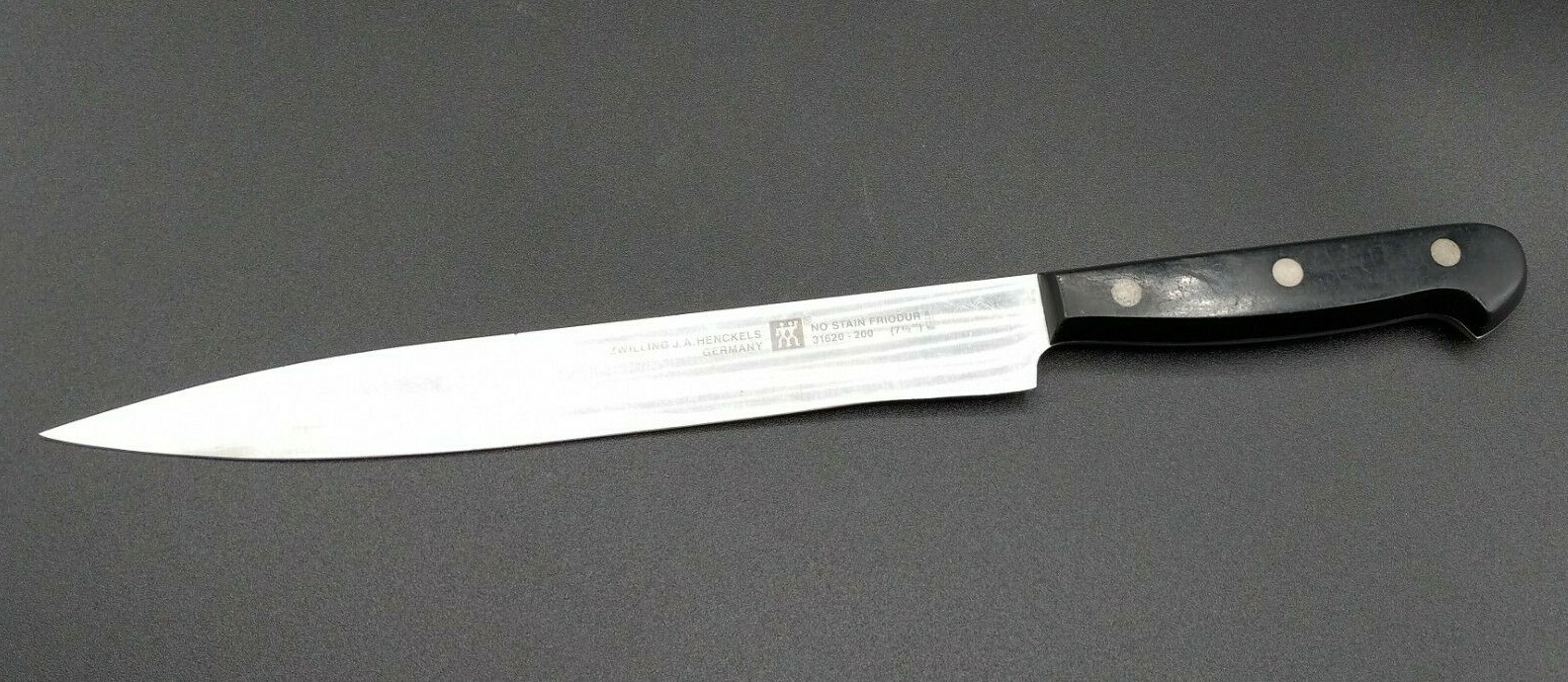 Vintage Zwelling J.A. Henckles Germany 7 1/2″ Carving Knife Full Tang