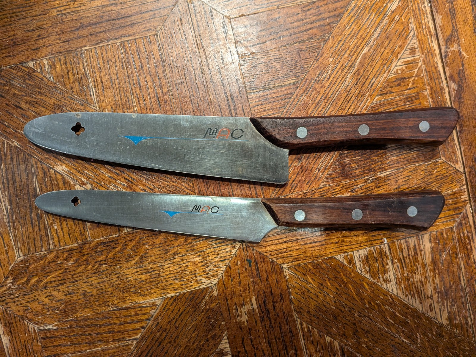 MAC Knife Japan Kitchen Carving Slicing Vintage Lot Of 2