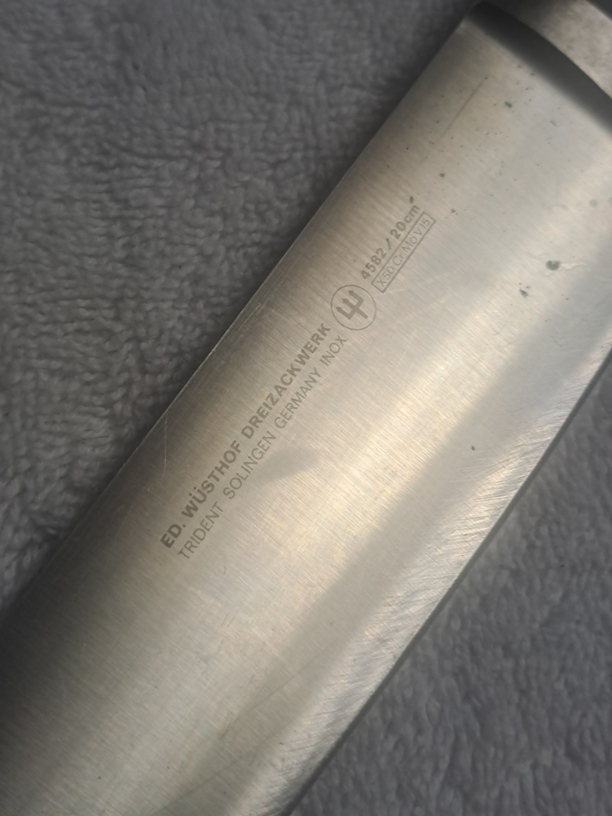 Ed Wusthof Dreizackwerk Solingen Germany 8″ CHEFS Knife 4582 / 20cm SHARP