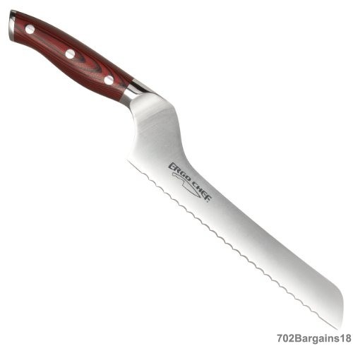 Ergo Chef Crimson Series 8-Inch Serrated Offset Bread