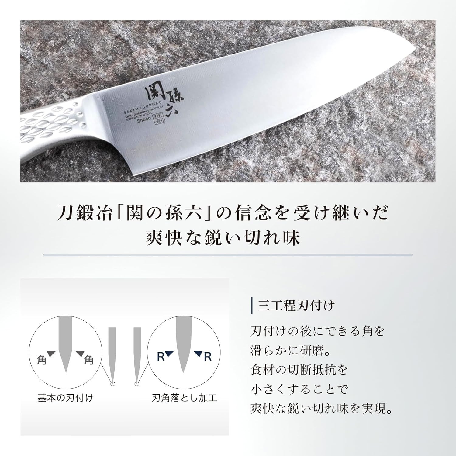 Kai Seki Magoroku AB5158 Shoso Chef Knife 180mm Stainless Japan