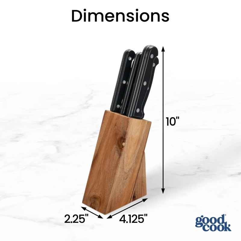 6pc Knife Block Set