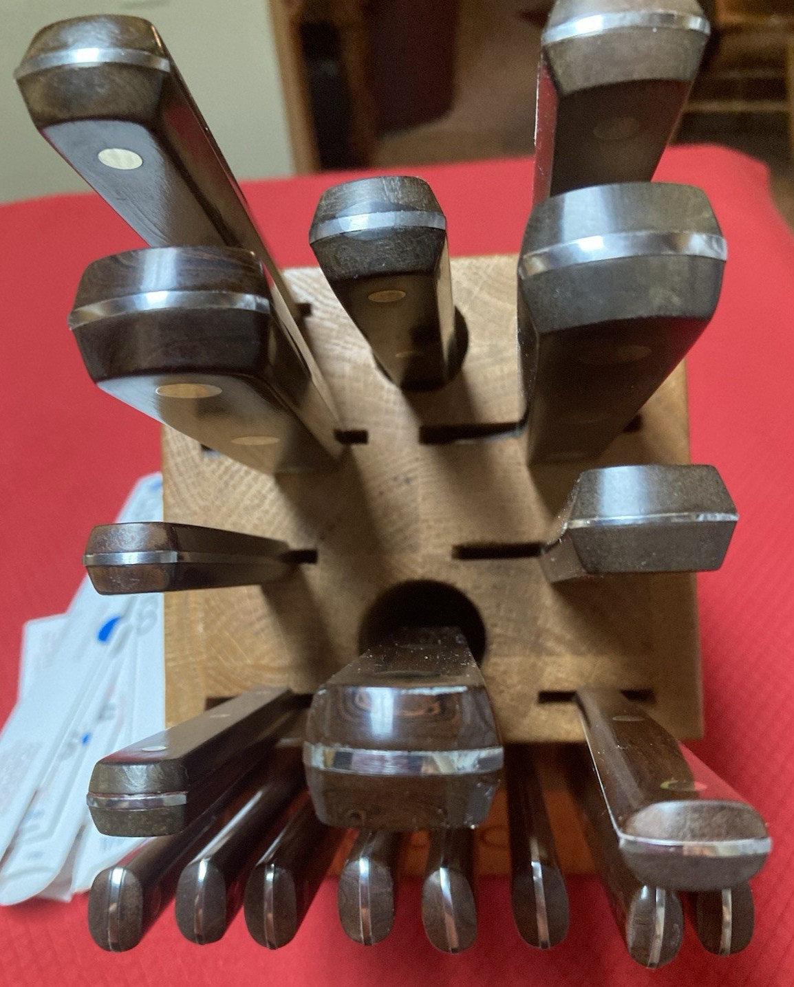 Factory Sharpened & Polished 1st GENERATION Cutco Set With/Homemaker + 8 Block