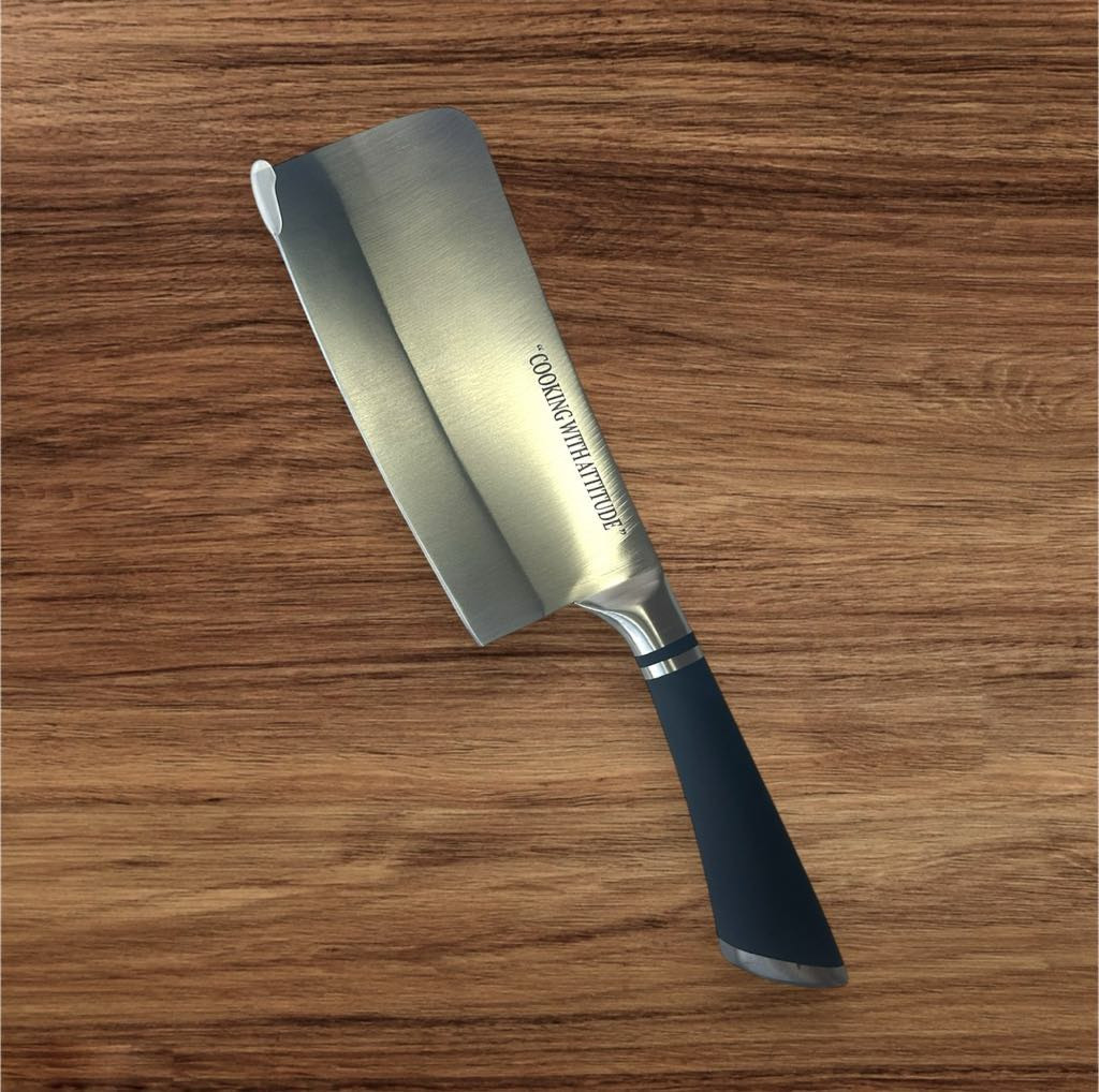 New Stainless Steel 7” Cleaver Meat Vegetable Chopping All Kitchen Knive