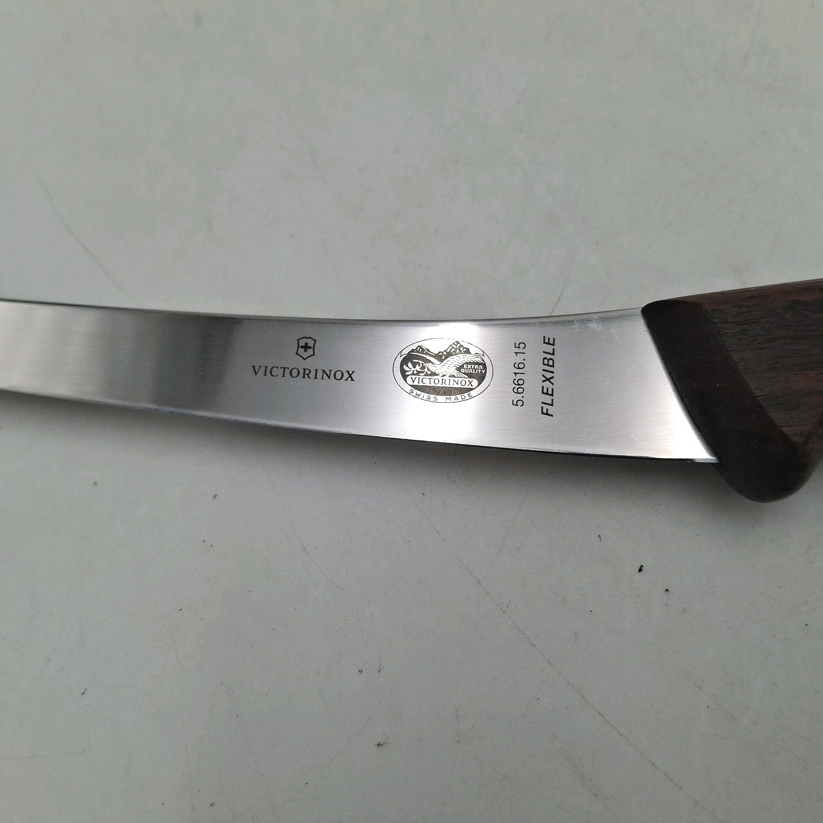 Victorinox 5.6616.15 Stainless Flexible 6″ Curved Boning Knife Rosewood Handle