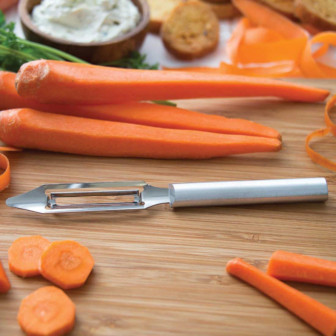 Rada Vegetable Peeler 1 3/4″ swivel blade, DR132 USA made kitchen sharp carded