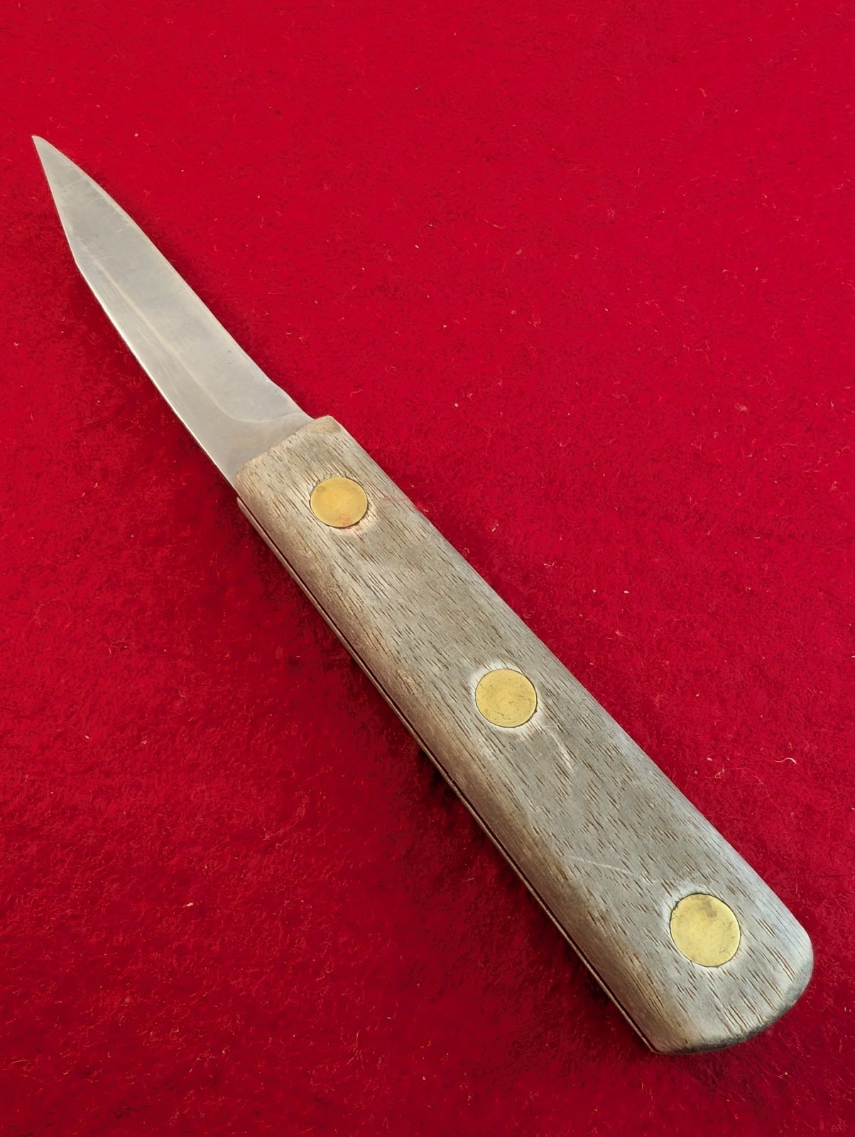 Chicago Cutlery 100s Pairing Knife 3” Blade Stainless Steel Wood Handle