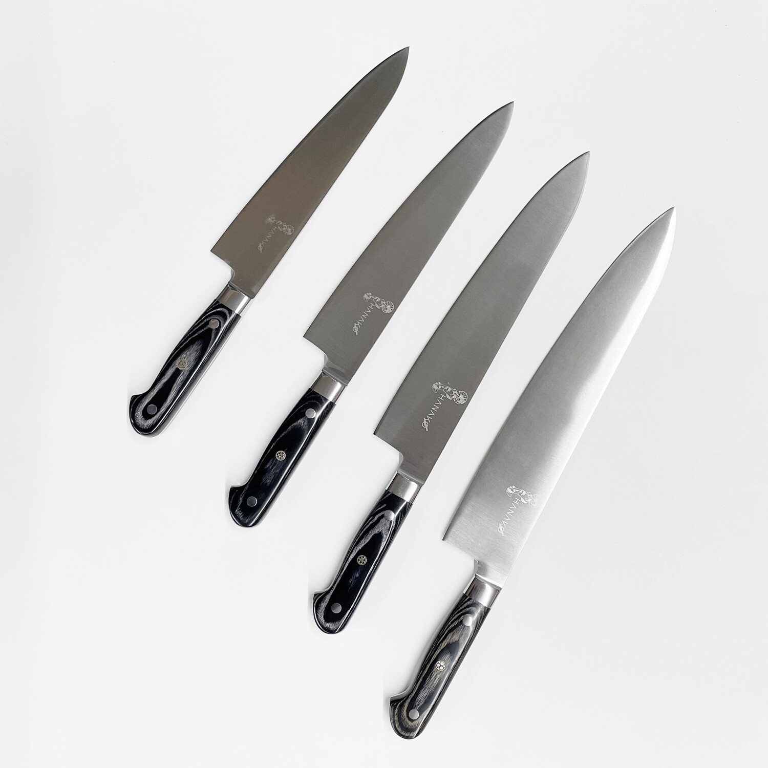 German Steel Kitchen Knife with Edge Guard 9″ 10″ 11″ 12″ Personalizable