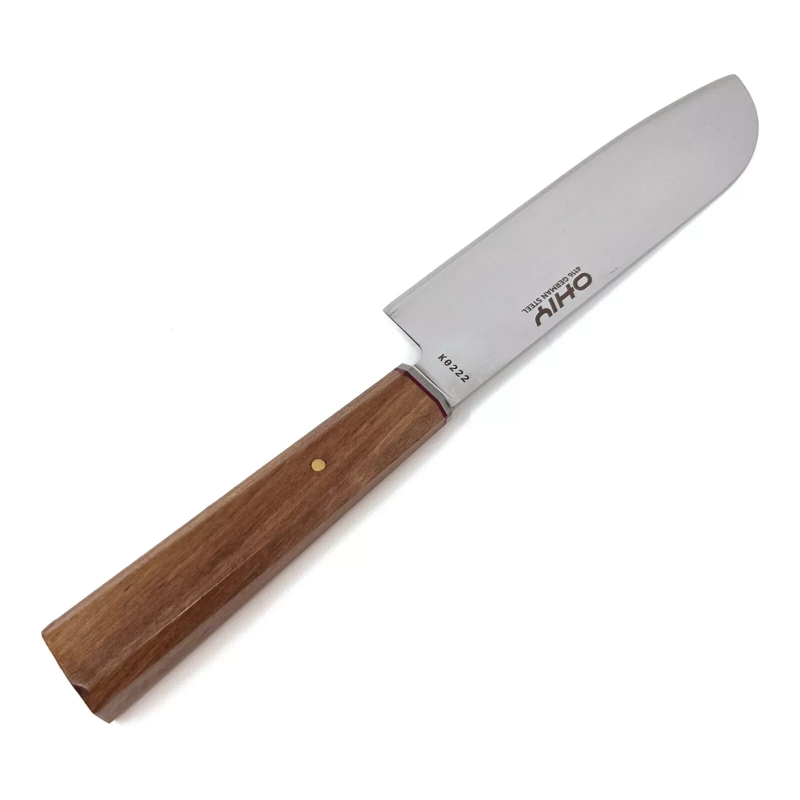 OHIY Kitchen Knives Santoku Knife w Ultra Thin Lightweight 7in Razor Sharp Blade
