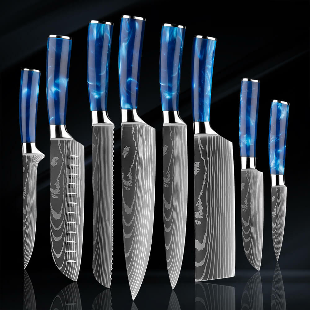 “IMPERIAL BLUE” PREMIUM JAPANESE KITCHEN KNIFE SET