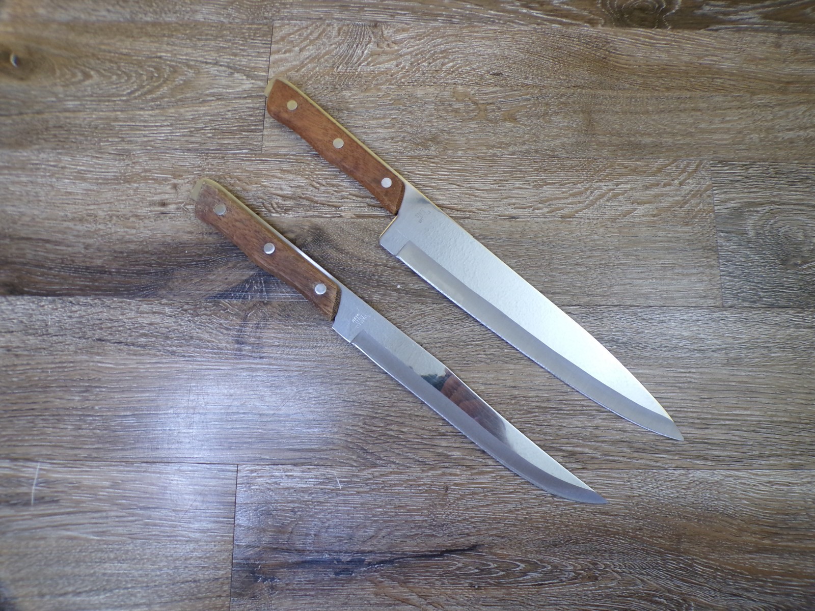 THE GOURMENT TASK MASTERS Kitchen Knife Set of 2: Carving & Chef Knife Full Tang