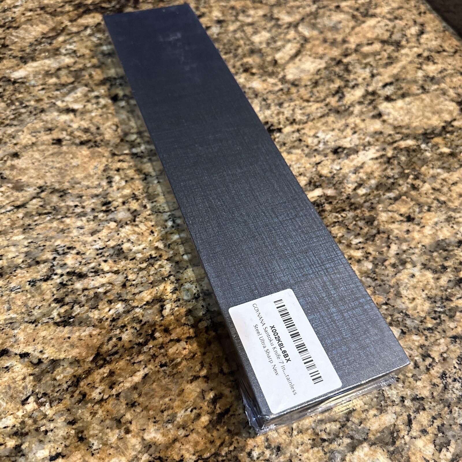 GOYNANA Luxury SANTOKU Knife 7 Inch Ultra Sharp And Non Stick Blade of Damascus