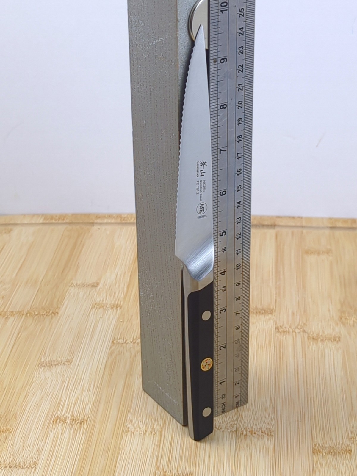 CANGSHAN TC Series 5″ UTILITY Knife, FORGED from 14C28N SWEDISH Steel, 1020915