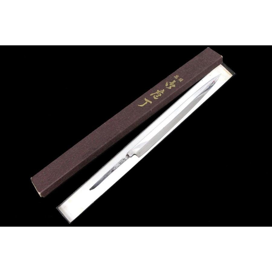 Unbranded Fugu-hiki Knife Hon-yaki 300mm Mirror Polished Used Box