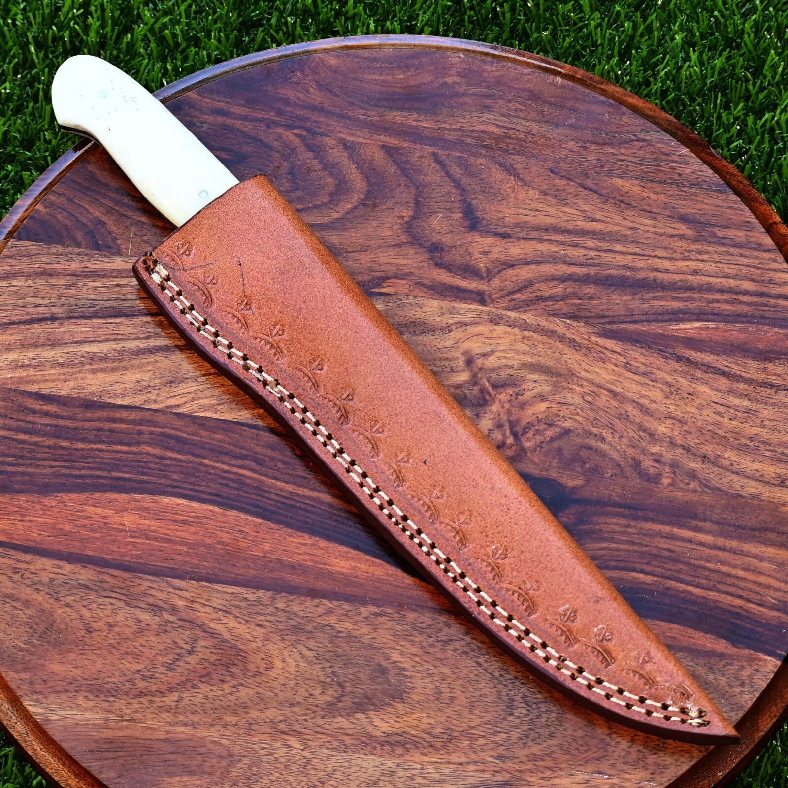 Custom Made Hand Forged Damascus Steel Blade Fillet Chef Knife 2861