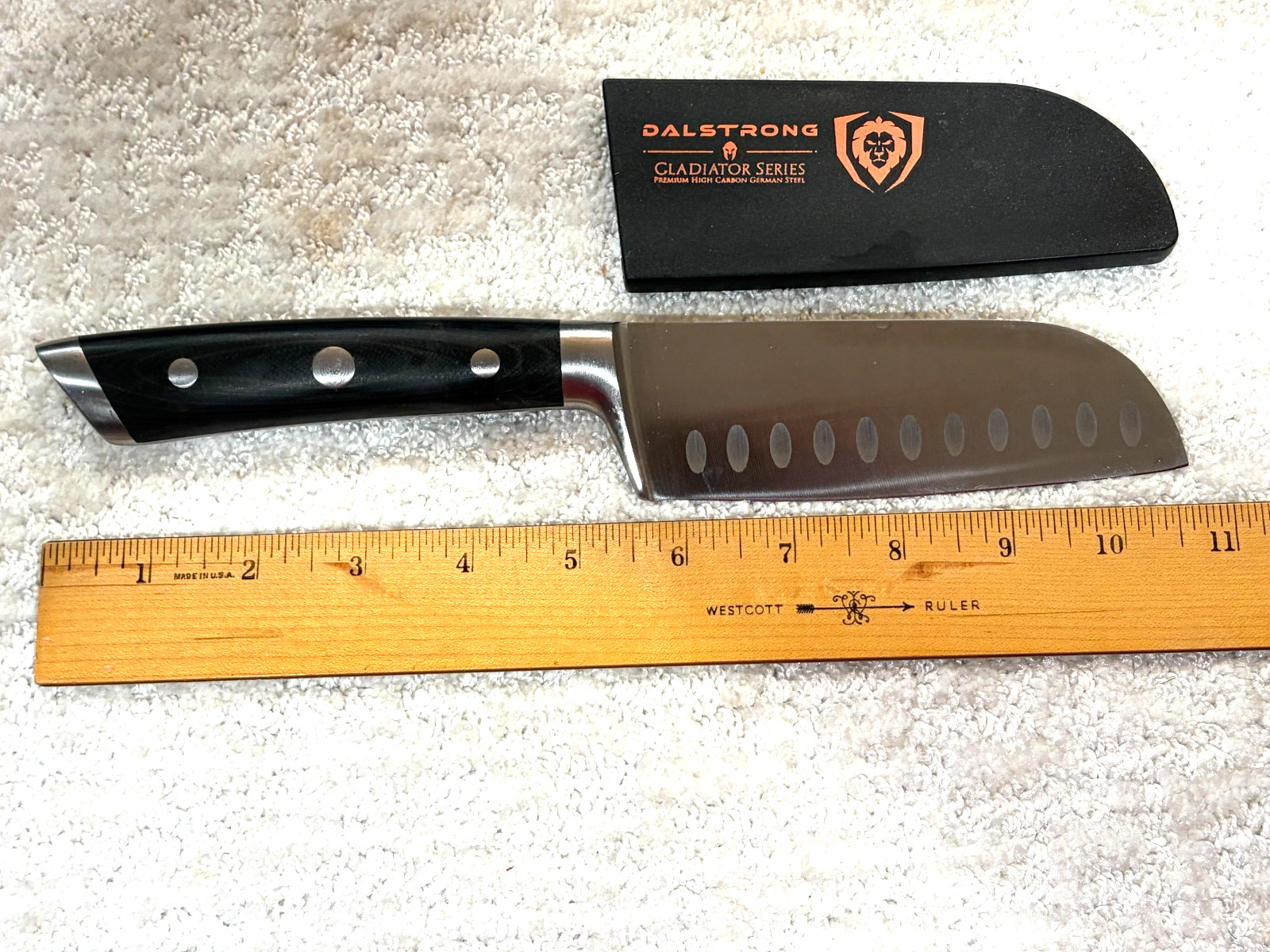 Dalstrong Gladiator Series 5″ Santoku Knife and Cover