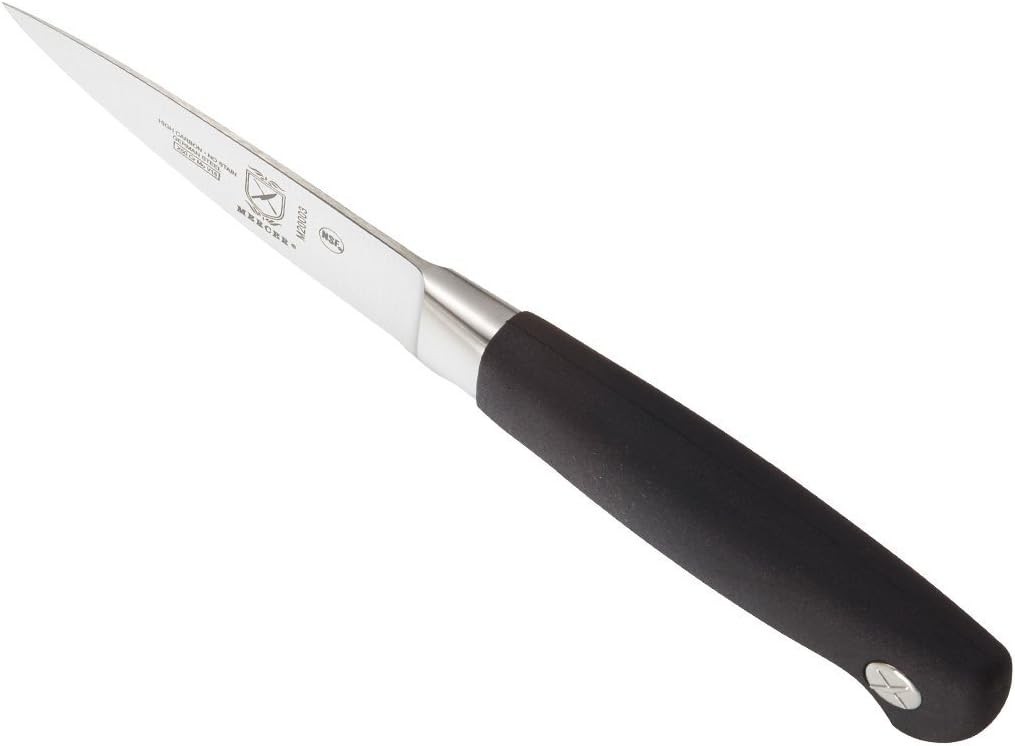 Paring Knife 3.5 Inch Sharp High Carbon Steel Kitchen Tool Black Handle