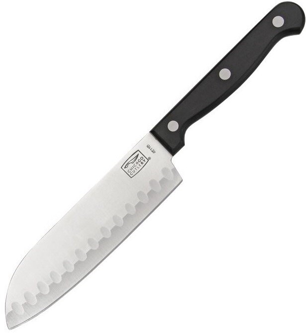 Chicago Cutlery Kitchen Santoku/Partoku Knives Stainless Blades Polymer Handles